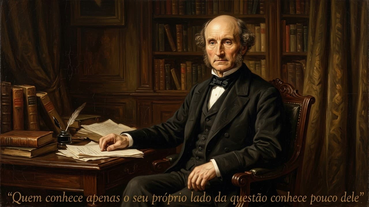 John Stuart Mill deixou uma provocação para quem acredita entender uma discussão ouvindo apenas um lado: “Quem conhece apenas o seu próprio lado da questão conhece pouco dele”