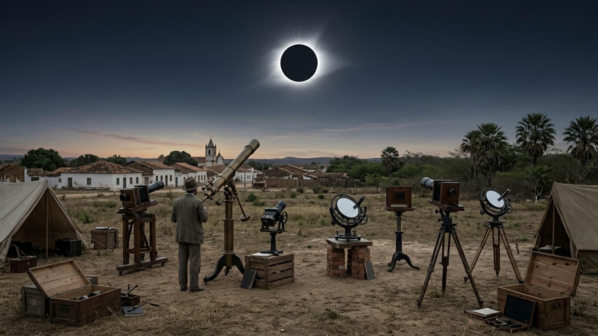 O céu que confirmou Einstein: a cidade do sertão cearense onde um eclipse de 1919 mudou a história da física