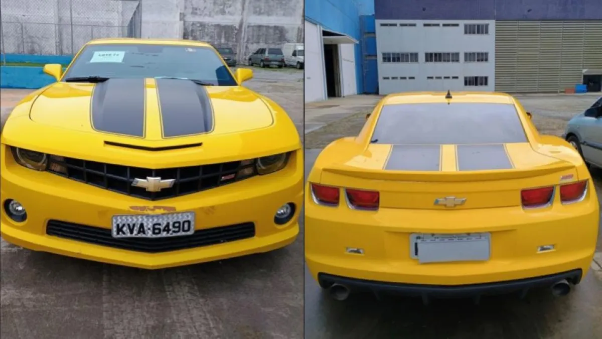 Leilão da Receita tem iPhone por R$ 3 mil e Camaro Amarelo por R$ 50 mil; saiba como participar