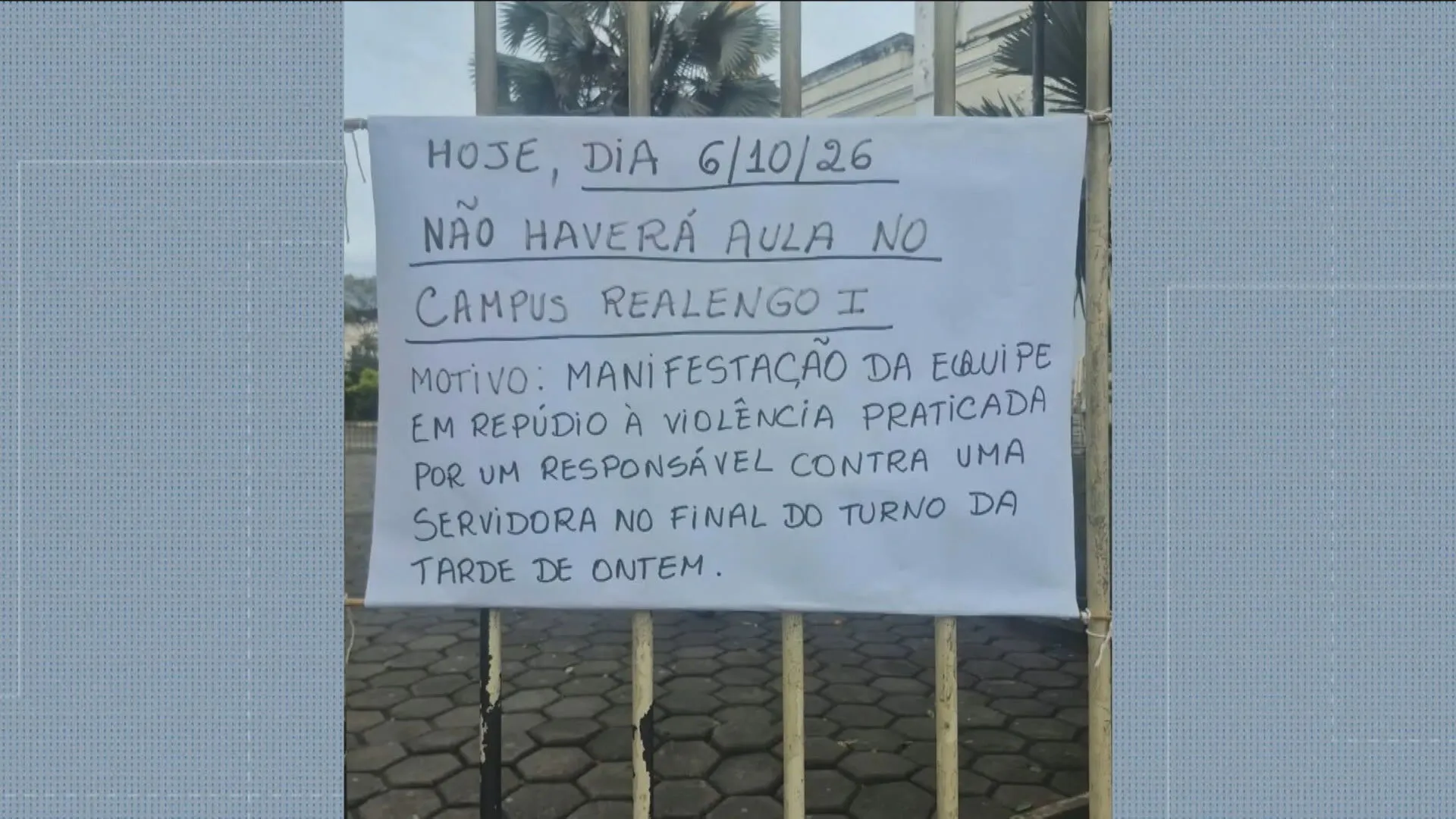 Polícia investiga ameaça de pai de aluna contra professora no Colégio Pedro II de Realengo