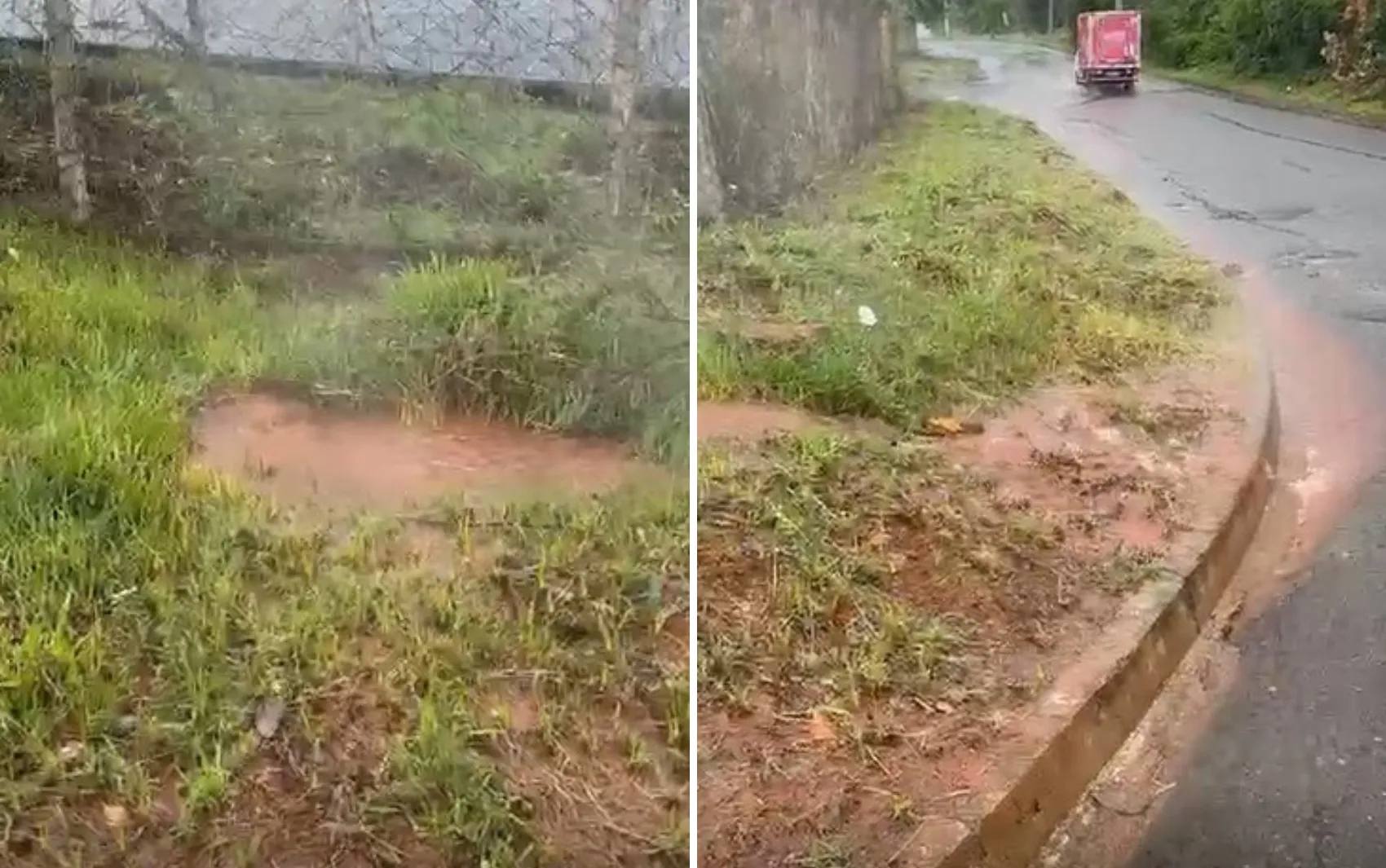 VÍDEO: 'água fervendo' brotando do chão chama a atenção em Caldas Novas: 'Olha a fumaça'