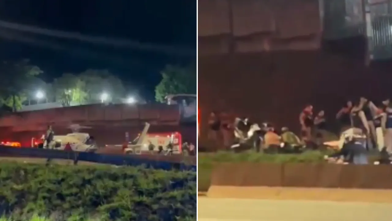 PM fica ferido em perseguição no Anel Rodoviário, em BH, após suspeito fugir de abordagem