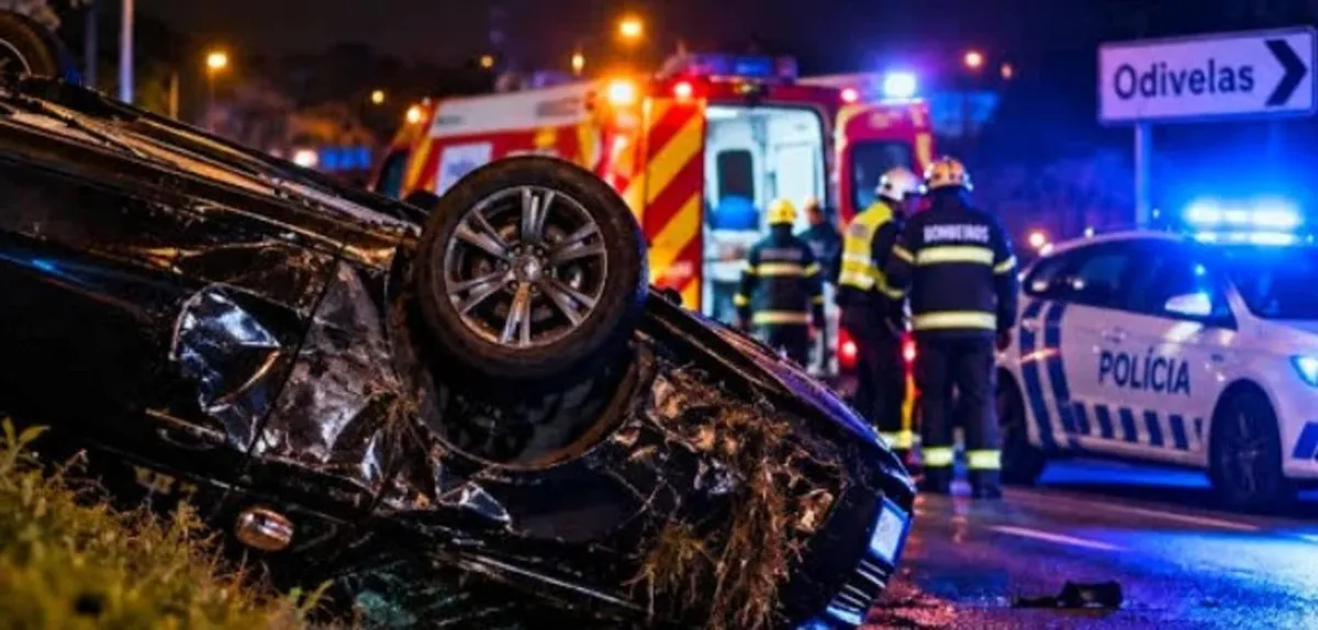 Brasileira morre após carro capotar em Portugal