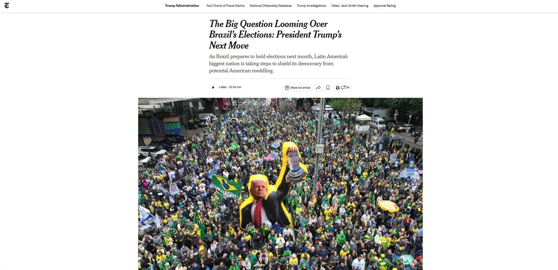 'Elefante na sala' e 'polêmicas em vez de propostas': como a imprensa internacional está noticiando as eleições no Brasil