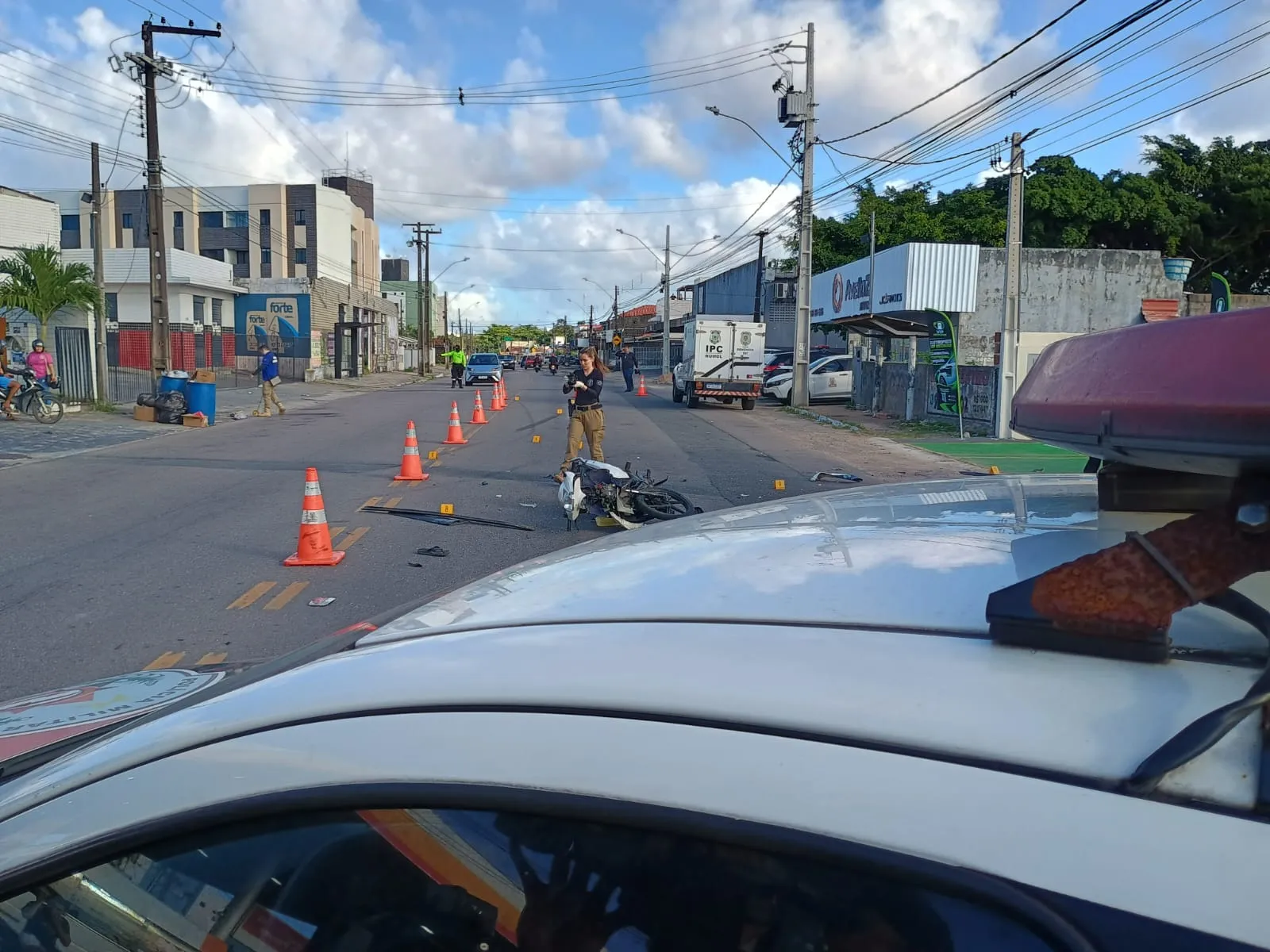 Motociclista morre após colisão com caminhonete em João Pessoa