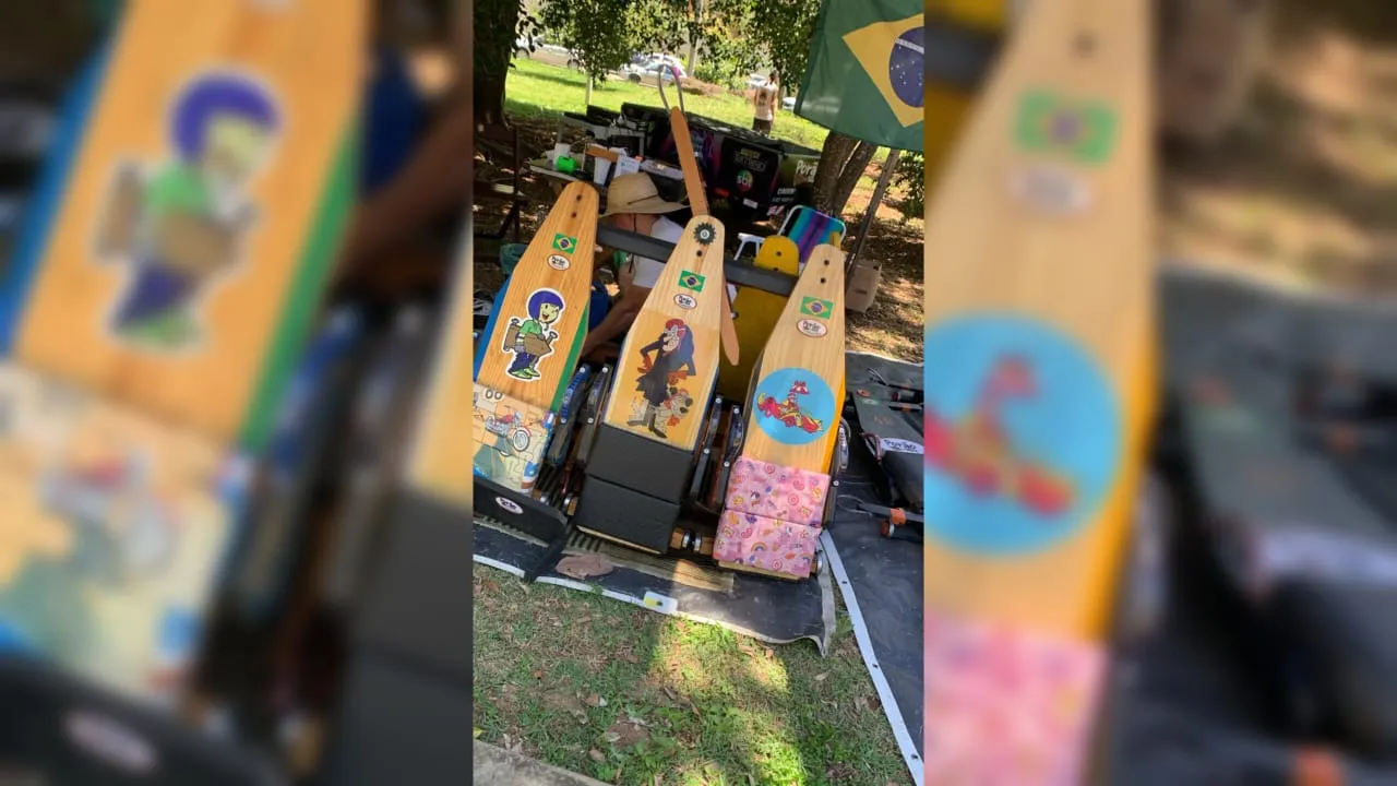 Brinquedos de madeira resistem ao mundo digital, geram renda e conquistam novas gerações: 'Resgatar a cultura', diz artesã