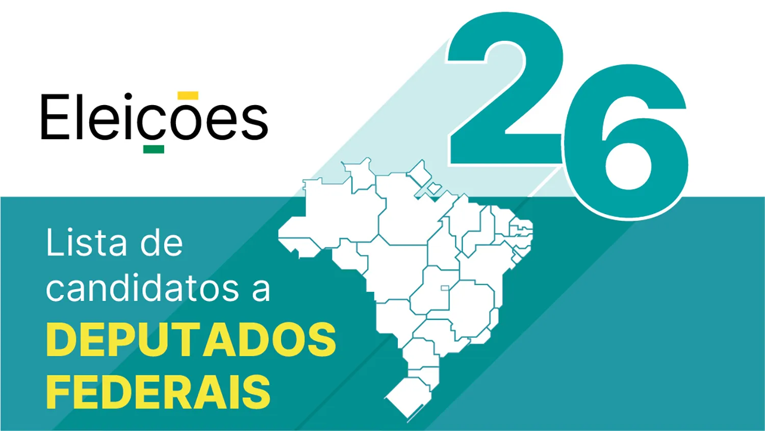 Candidatos a deputado federal em 2026: veja lista com nome, número e partido de todos
