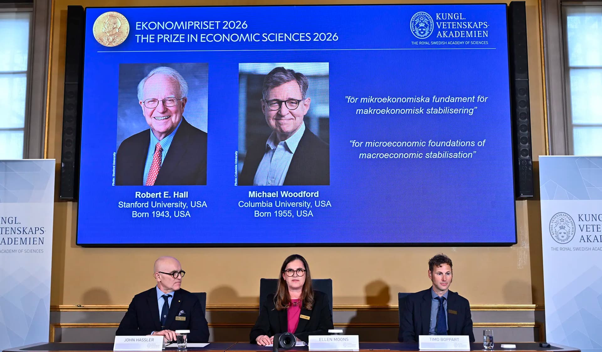 Americanos levam Nobel de Economia por respostas novas a crises
