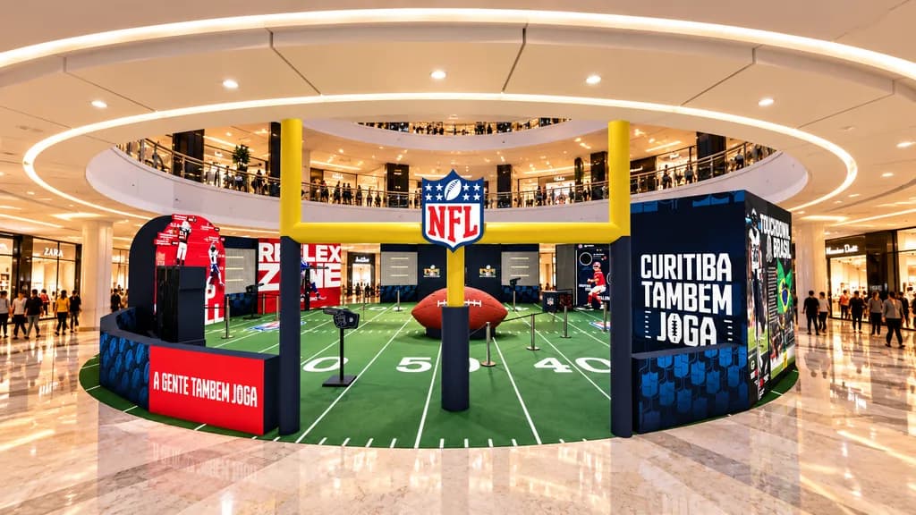 NFL expande presença no Brasil e leva 'NFL Experience' a Curitiba, Fortaleza e Belo Horizonte