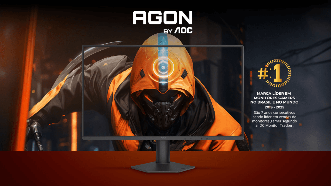 Por menos de R$600! Monitor Gamer AOC AGON G50 24" 144Hz mais barato em até 12x na Mega Oferta Prime