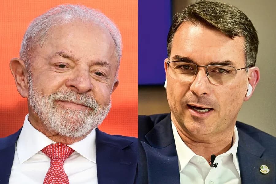 Pesquisa mostra como está a corrida Lula x Flávio no terceiro maior colégio eleitoral do Centro-Oeste